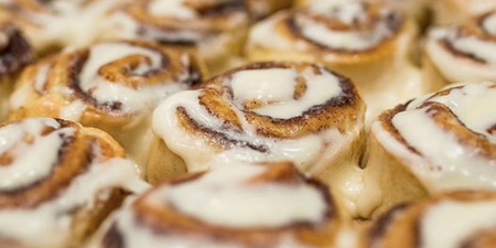 Cinnabon creme liqueur exists in the world and cold, winter evenings will never be the same again