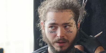 Post Malone has chopped off all his hair and the reaction is seriously mixed