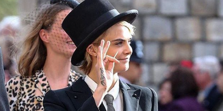 Cara Delevingne BROKE the dress code by wearing this to Princess Eugenie’s wedding