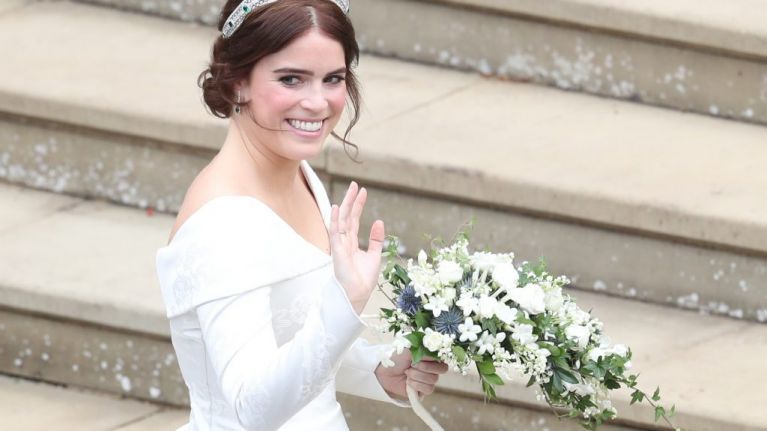 Princess eugenie clearance third wedding dress