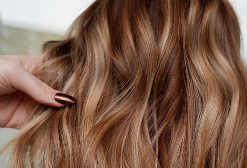 Trending Now: Cinnamon Red Balayage Hair Color