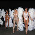 Here’s how the Kardashians’ Victoria’s Secret costumes looked on the runway models