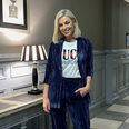 We absolutely adore Pippa O’Connor’s red tartan River Island blazer