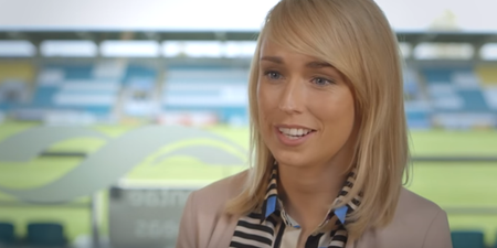 Stephanie Roche celebrated a sporting achievement recently ahead of her new challenge