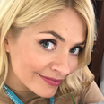 We are OBSESSED with the red leather mini dress that Holly Willoughby just wore