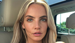 Joanna Cooper has gone for a very adventurous look with her hair and it works so well