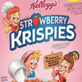 Strawberry Rice Krispies exist in this world and we need them in our bellies ASAP