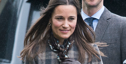 Pippa looks radiant as she attends her first official event since giving birth