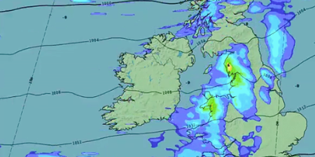 Met Éireann has issued an orange weather warning for these two counties