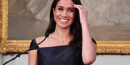 Meghan Markle made a shock appearance at the London Fashion Awards last night