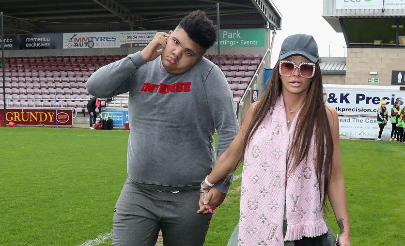 Katie Price slams 'disgusting' Christmas jumper mocking son Harvey