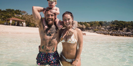 Conor McGregor shares adorable snap of Conor Jr as Dee’s due date nears