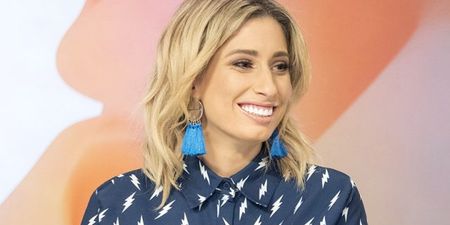 Stacey Solomon looked like a glowing angel at her baby shower this weekend