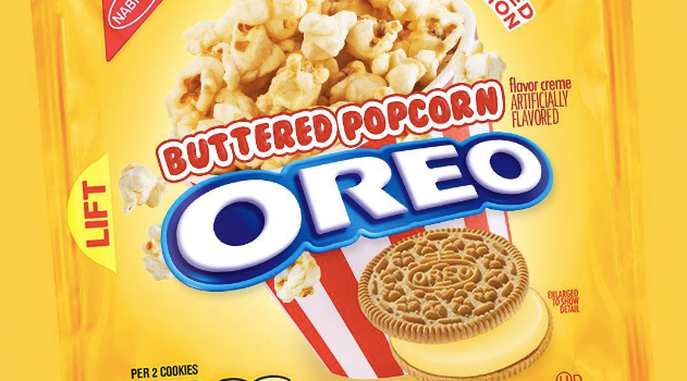 buttered popcorn flavoured Oreos