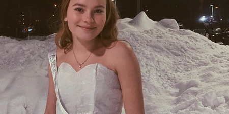A 15-year-old girl has made a dress out of ‘garbage’ and just WAIT until you see it