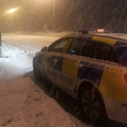 Gardaí share photo of snow storm near Cork urging people to drive safely