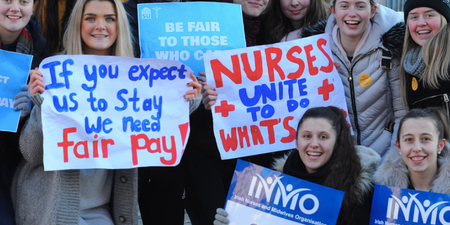 Rally to support nurses and midwives to be held in Dublin this Saturday