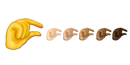 A pinching hand emoji is coming, and yeah, we’re all thinking the same thing