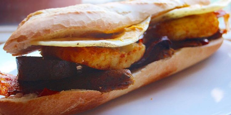 Everyone is going absolutely mad for this deliciously Irish vegan breakfast roll