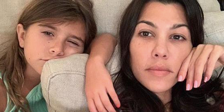 Kourtney Kardashian shares images of her daughter’s first haircut in six years