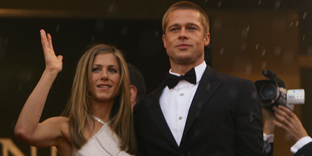 Not only did Brad Pitt attend Jennifer Aniston’s 50th but he sent her a GIFT too