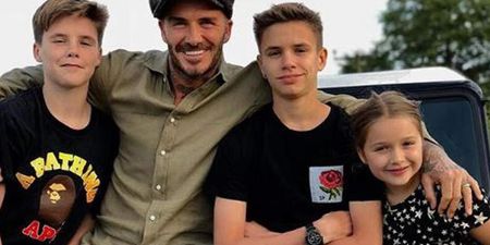 You will LAUGH when you see how David Beckham drops his sons to school every day