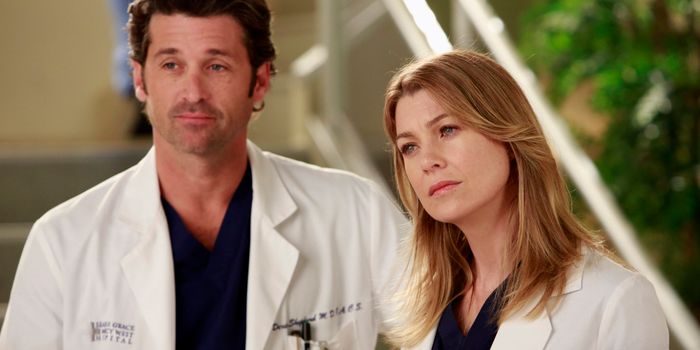 Two actors from Grey's Anatomy - Patrick Dempsey and Ellen Pompeo