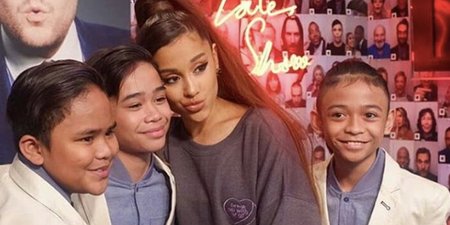 Ariana Grande surprising this adorable little boyband will reduce you to tears