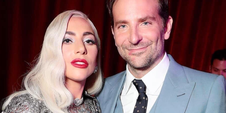 Fans are getting VERY excited over a photo of Bradley Cooper with lipstick on his face