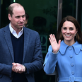 Kate Middleton and Prince William shared a very rare PDA moment at Kensington Palace