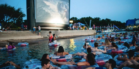 You can watch Jaws while floating in some water at a Texas cinema if you’re brave enough