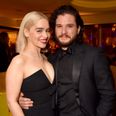 Emilia Clarke showed up during Kit Harington’s SNL monologue, and it was actually gas
