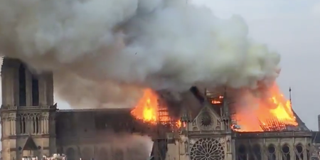 Notre Dame Cathedral in Paris has been evacuated due to a fire