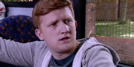 Chesney’s got Gemma pregnant in Corrie and she’s fairly distraught, tbh