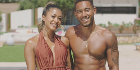 Kaz Crossley is dating former Love Island contestant and athlete Theo Campbell