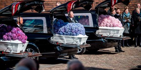 The funerals have been held for the three children of ASOS founder, Anders Holch Povlsen