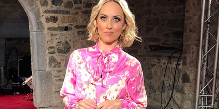 Kathryn Thomas shares first pictures of her newborn baby girl