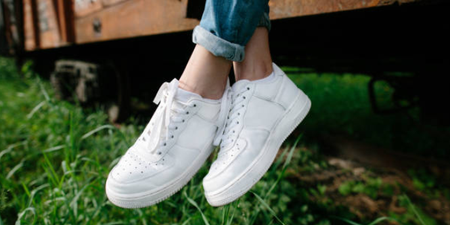This simple hack for cleaning dirty white shoes has made our lives SO much easier