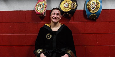 Katie Taylor shares touching photo of her family after being crowned undisputed champion