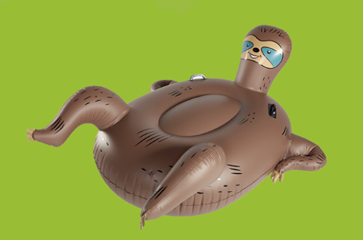 inflatable sloth lidl