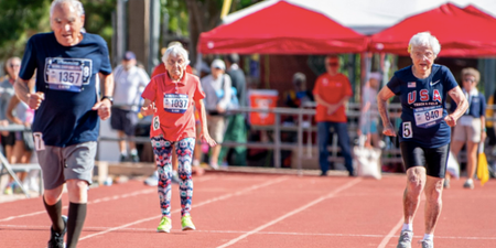 103-year-old woman sets new record for 50 metre sprint
