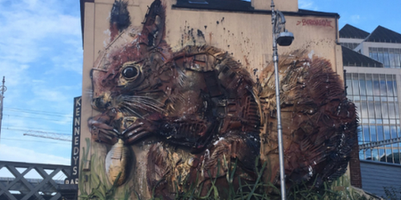 The scrap metal squirrel on Tara Street is going to be demolished