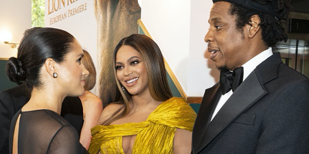 Turns out Beyoncé was absolutely bricking it about meeting Meghan Markle