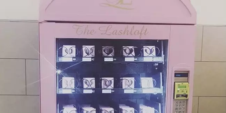 Say hello to the eyelash vending machine, the greatest invention of all time