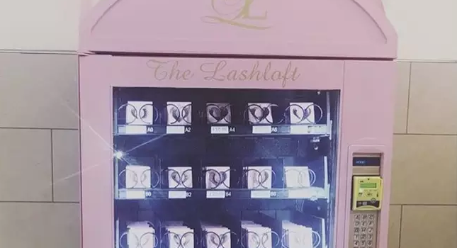eyelash vending machine