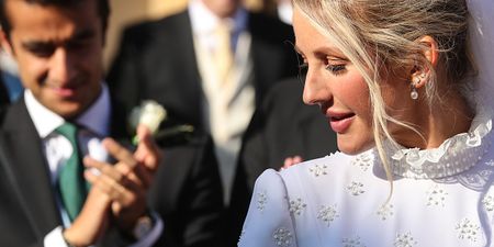 Ellie Goulding’s wedding dress took 640 hours to make and honestly, WOW