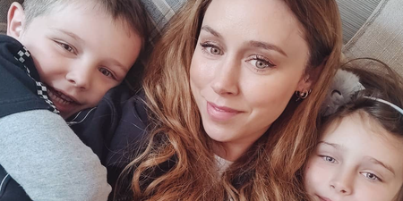 Una Healy and Ben Foden share photos from their son’s first day of school