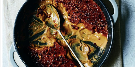 This coffee creme brulee recipe is the dessert of our espresso-loving dreams