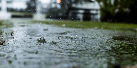 Met Eireann has issued a status yellow rainfall warning for parts of the country