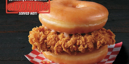 KFC are doing a fried chicken donut burger and yes, you did read that correctly